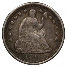 $0.05 / H10c 1841-O Seated Liberty Half Dime - XF